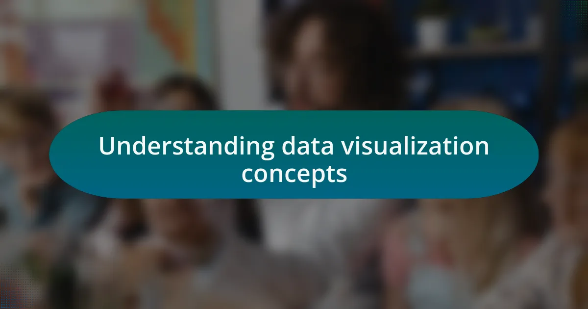Understanding data visualization concepts